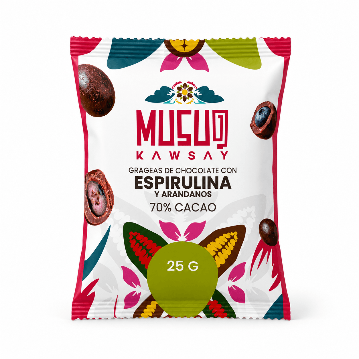 Grageas de arandanos con chocolate 25g