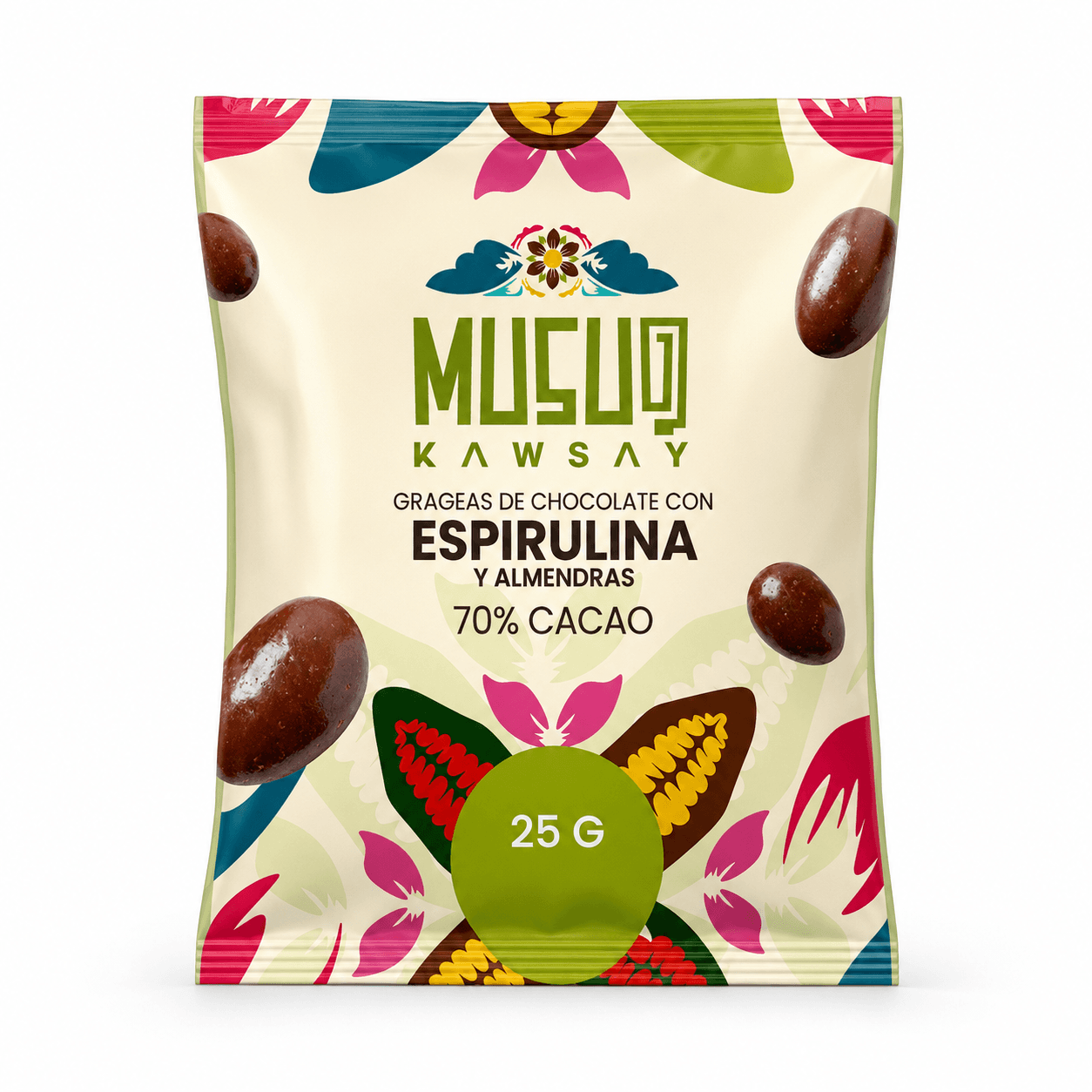 Grageas de almendra con chocolate 25g