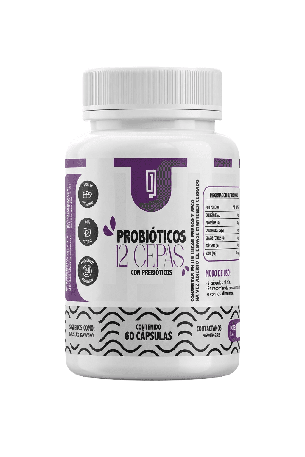 Probioticos 12 cepas en cápsulas